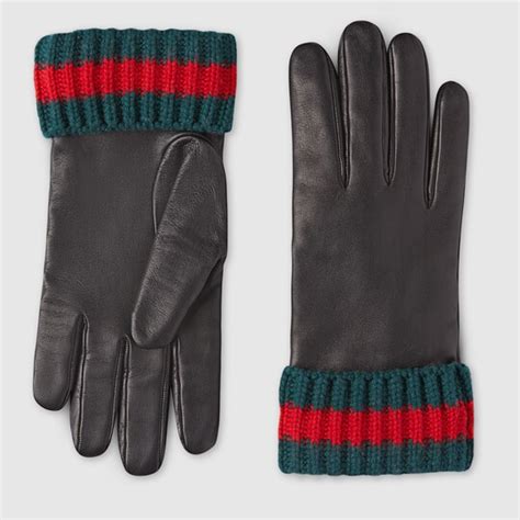 gucci mens gloves|gucci hat men black.